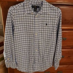 Ralph Lauren boy long sleeve shirt size 14 -16